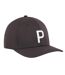 Mens Embroidered Logo Thermal Golf Cap Black White Puma-3
