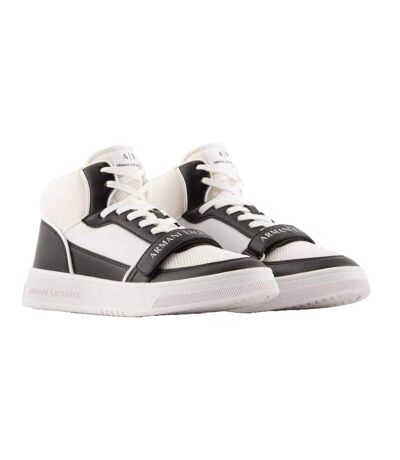 Baskets Homme Blanc Noir Armani Exchange