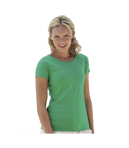 Fruit Of The Loom Ladies/Womens Lady-Fit Valueweight Short Sleeve T-Shirt (Pack (Kelly Green)