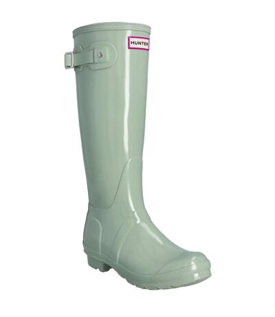 Bottes de pluie original tall gloss femme turquoise Hunter