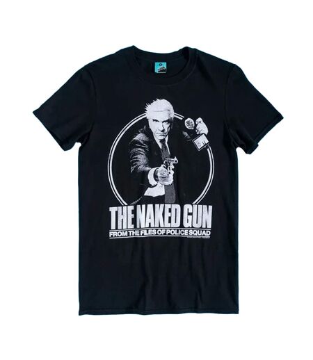 Unisex Adult Frank Drebin T-shirt Charcoal The Naked Gun