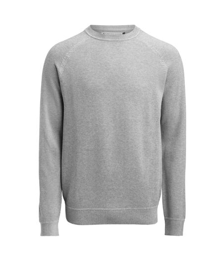 Sweat Manches Raglan Ashland Homme Gris Chiné James Harvest