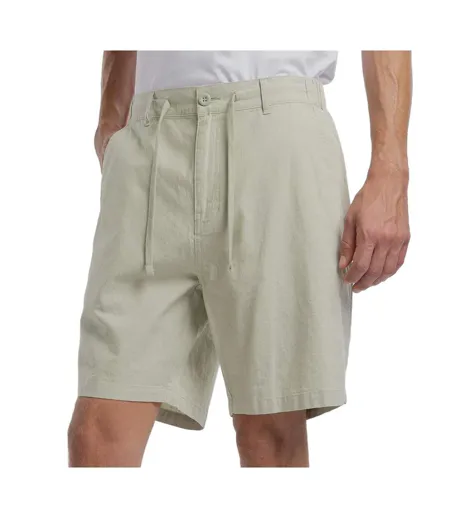 Short chino vert pale homme teddy smith linen