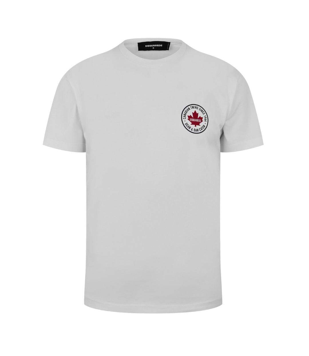 Unisex Adult Cotton Casual T-shirt White DSquared2-2
