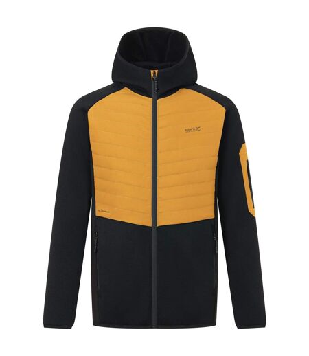 Veste Hybride Motif/style Blocs De Couleurs Newhill Homme Jaune Sombre Noir Regatta