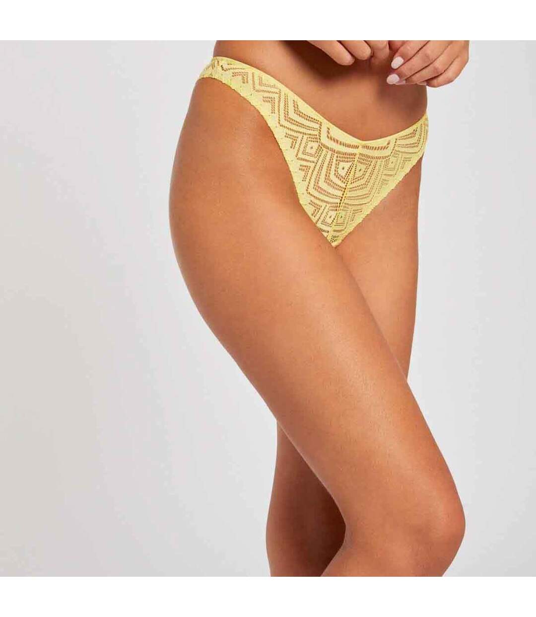 Tanga brésilien jaune Nina