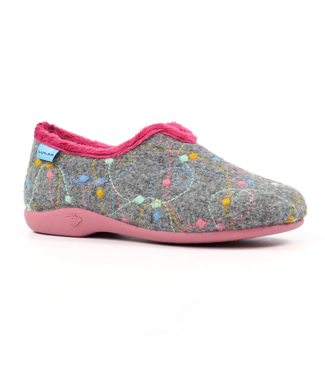 Chaussons Helsinki Femme Gris Lunar-1