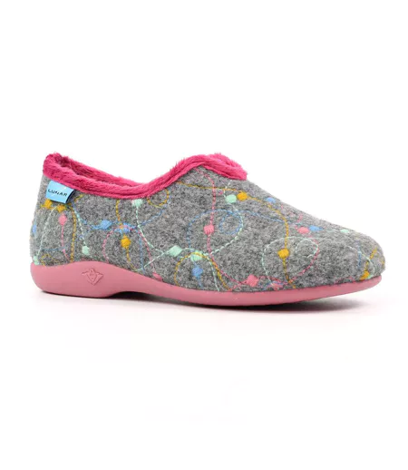 Chaussons Helsinki Femme Gris Lunar