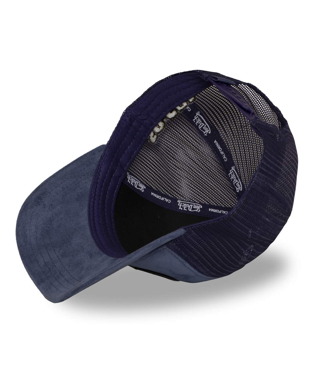 Casquette trucker en suédine avec filet et écusson fourrure Fur Vondutch-5