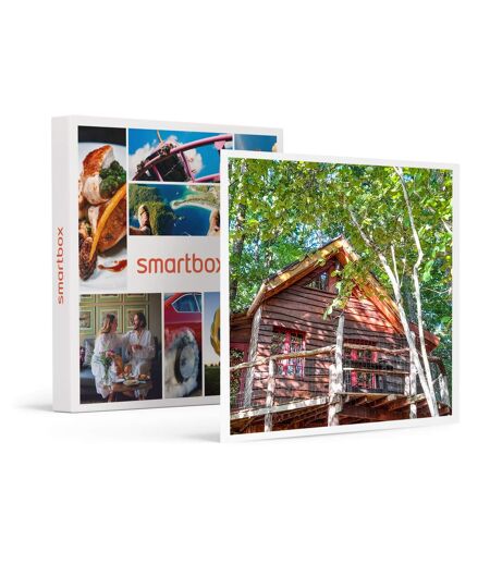 Séjour dans les arbres : 2 jours en famille dans une cabane et tyrolienne près de Tarbes - SMARTBOX - Coffret Cadeau Séjour