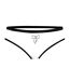 Lot de 3 slips femme  en coton uni et imprimé ceinture fine 2cm Pck6 Pierre Cardin-4