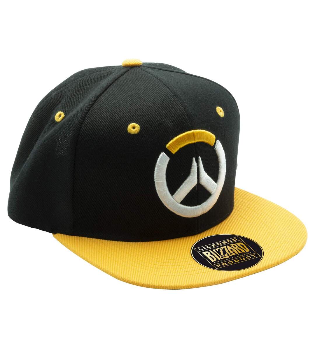 Casquette Ajustable Motif/style Logo Jaune Noir Overwatch-1