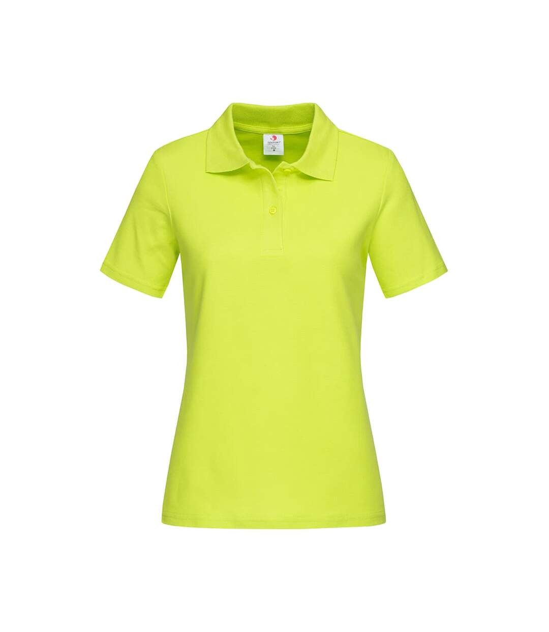 Polo femme vert clair vif Stedman Classics-1