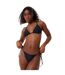Womens/ladies Triangle Side Tie Bikini Bottoms Black Jack Wills-4