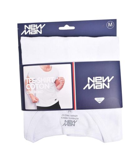 T shirt homme NEW MAN en Coton Confort et Qualité - Pack de Col