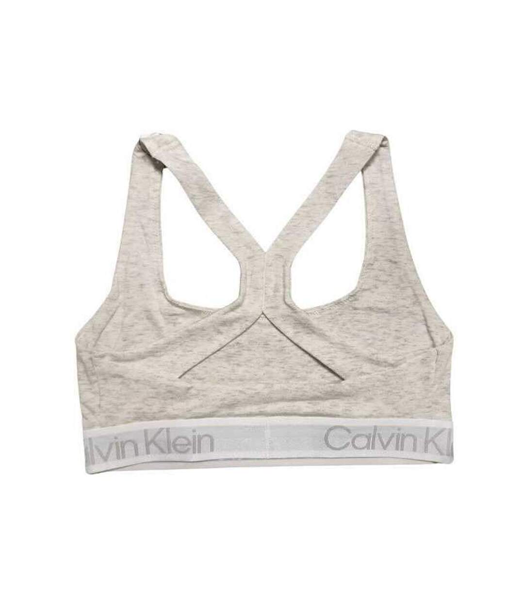 Brassière De Sport Femme Gris Chiné Calvin Klein-2