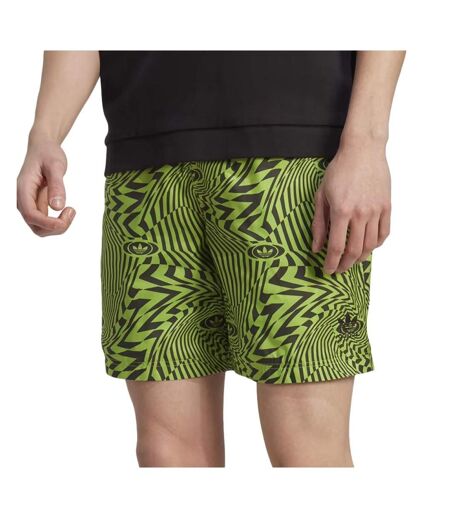 Short de Bain Vert/Noir Homme Adidas Aop - L