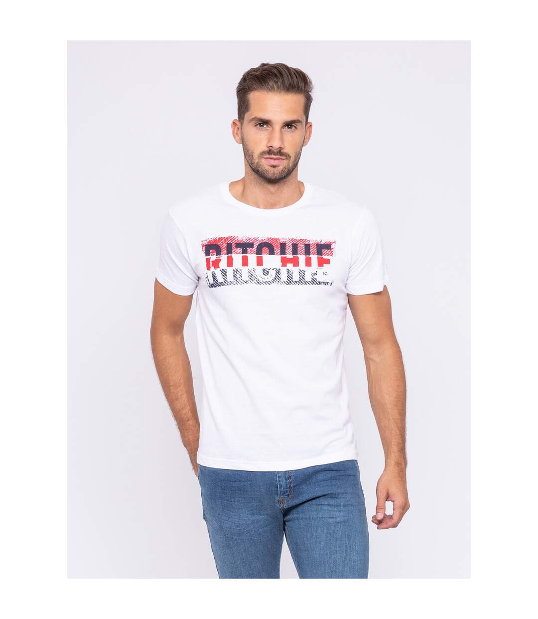 T-shirt col rond pur coton organique JOSH-1