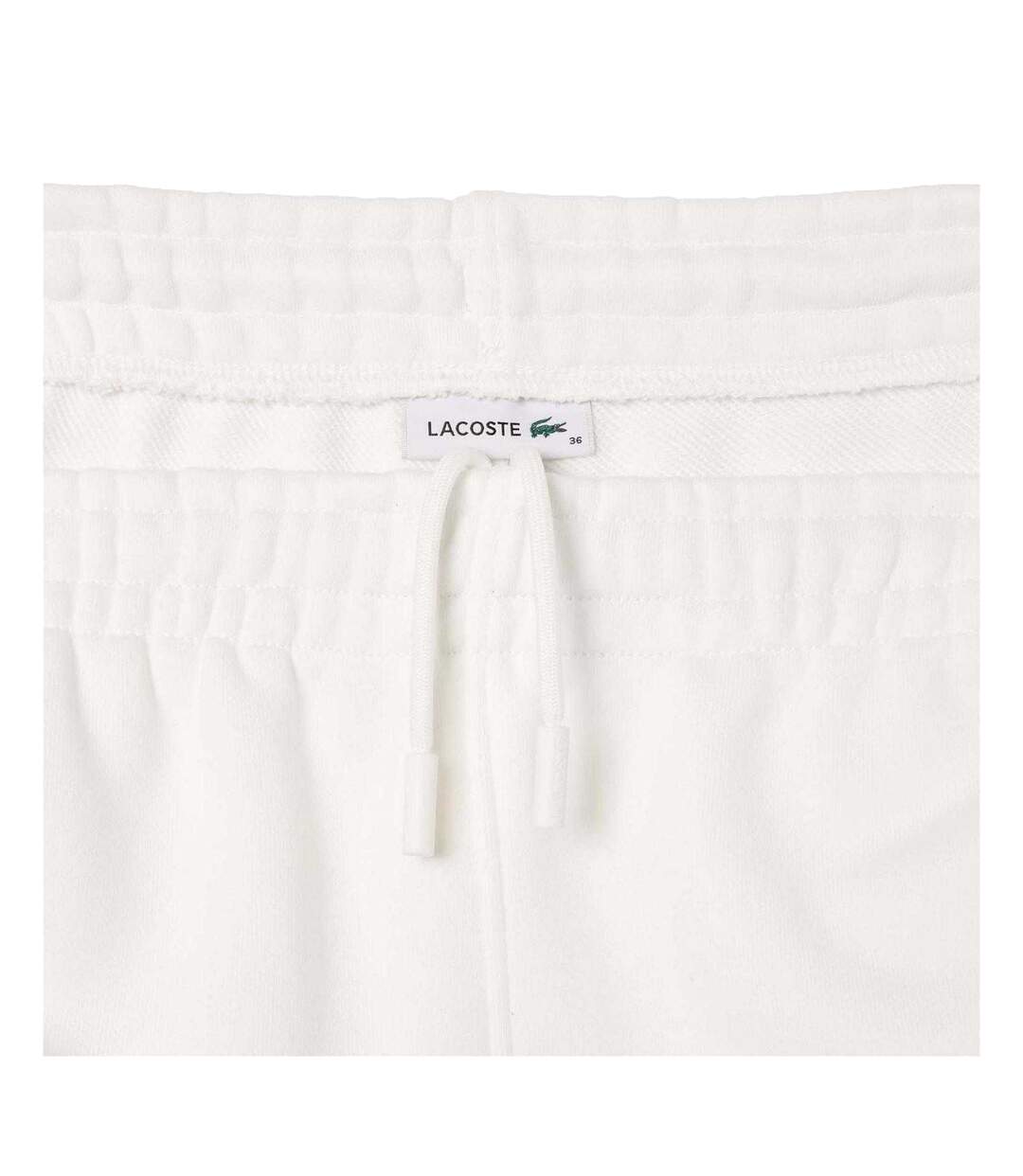 Pantalon De Jogging Motif/style Logo Brodé Femme Crème Lacoste-3