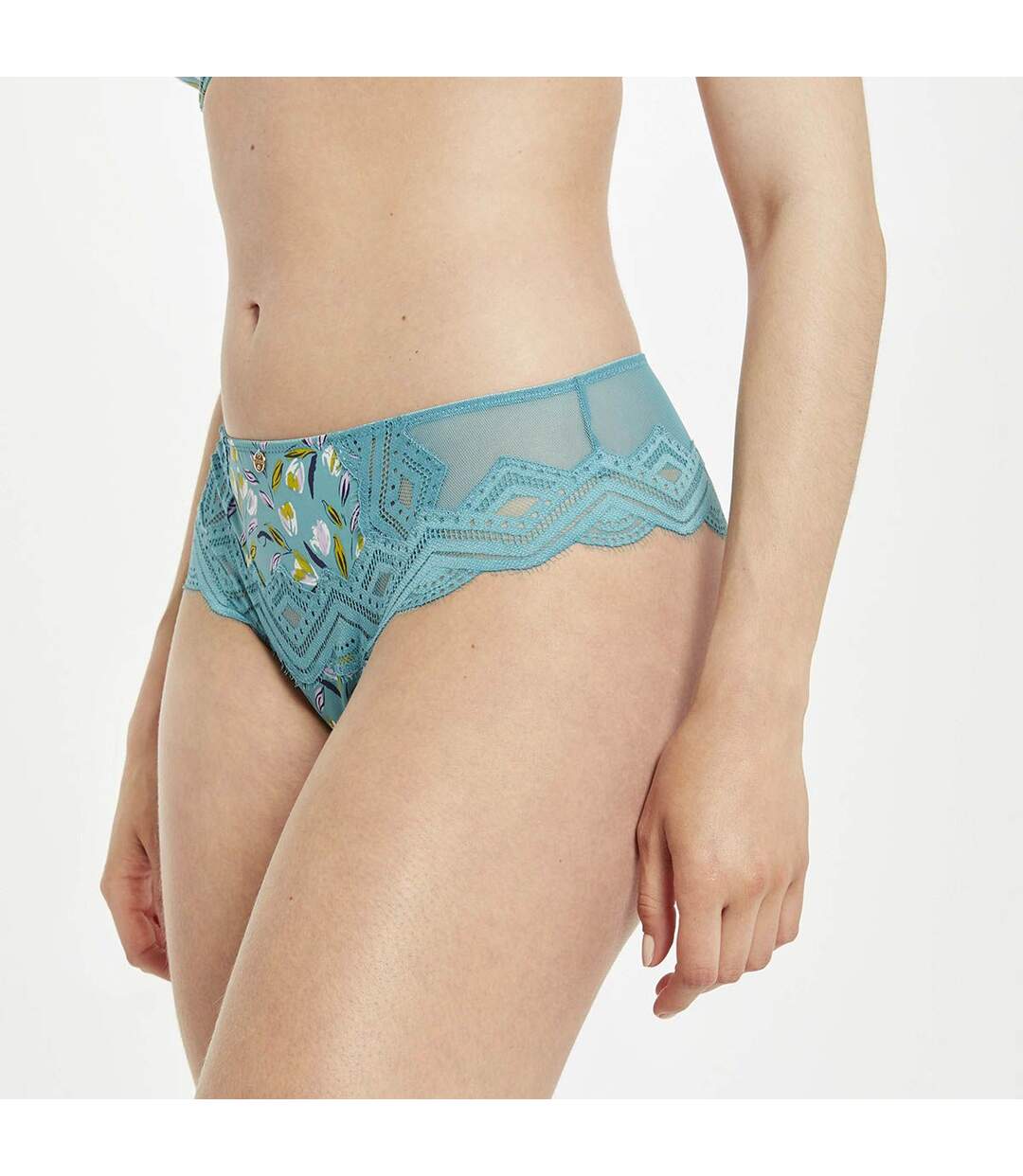 Shorty tanga bleu Candice-2