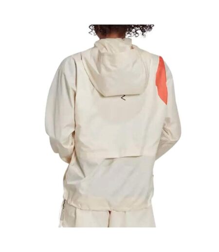 Coupe-Vent blanc/rose femme adidas fast - l