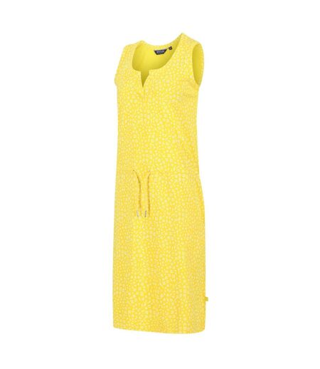 Regatta Womens/Ladies Fahari Ditsy Print Casual Dress (Maize Yellow) - UTRG7382