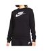 Sweat Noir Femme Nike Nsw Club - S-1