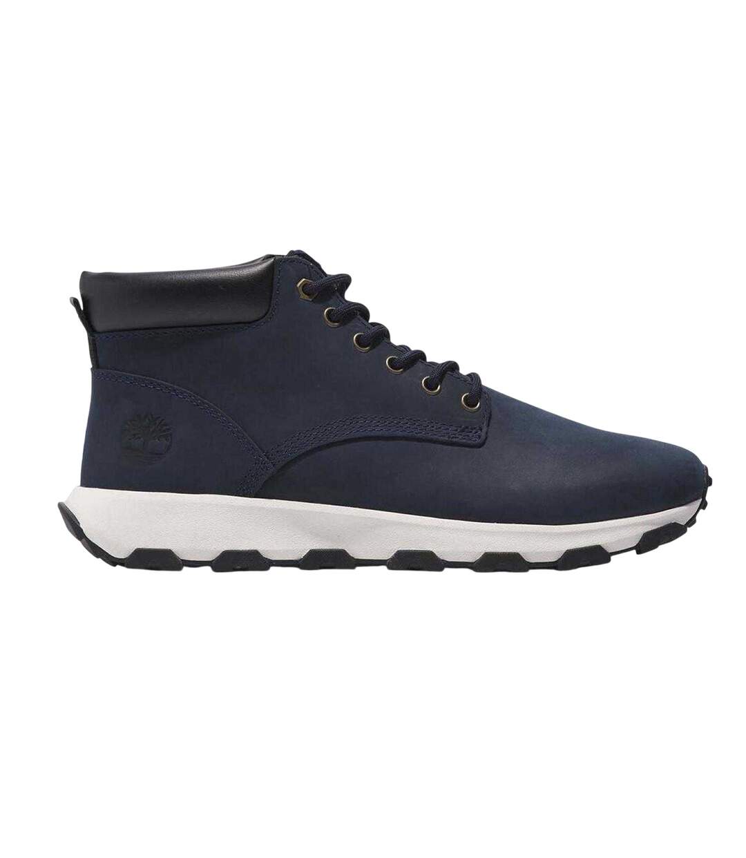Mens Winsor Park Leather Ortholite Chukka Boots Navy Timberland-1