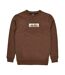 Mens Tablido Crew Neck Sweatshirt Brown Ellesse-1