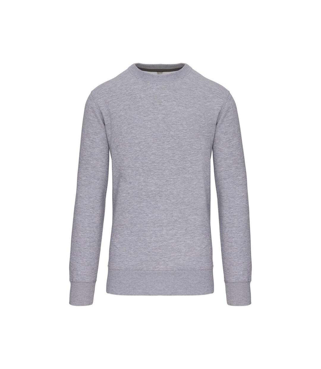 Sweat col rond - Unisexe - K442 - gris chiné