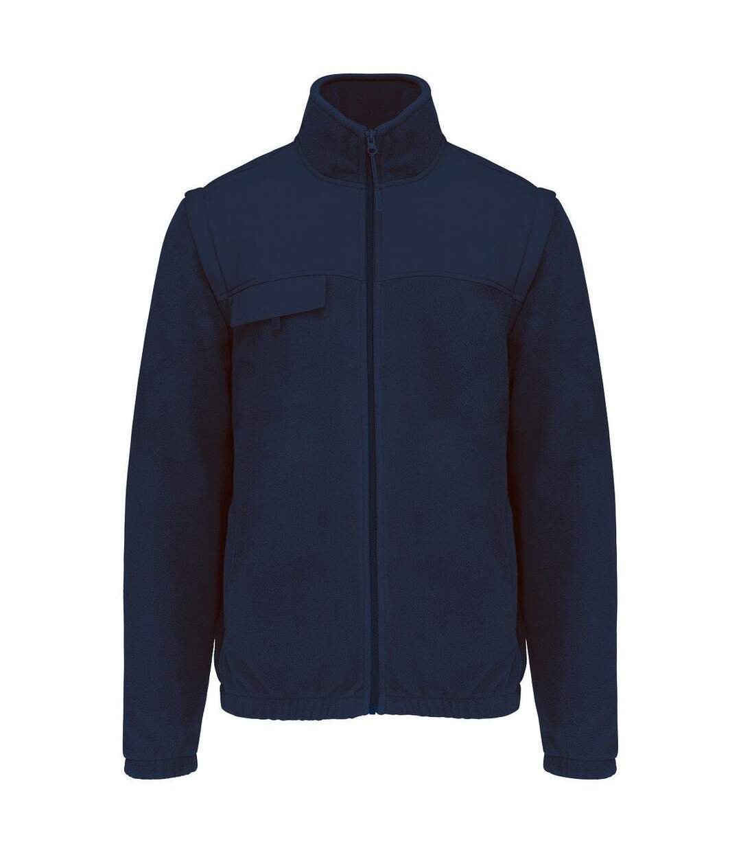 Veste polaire manches amovibles - WK9105 - bleu marine-1