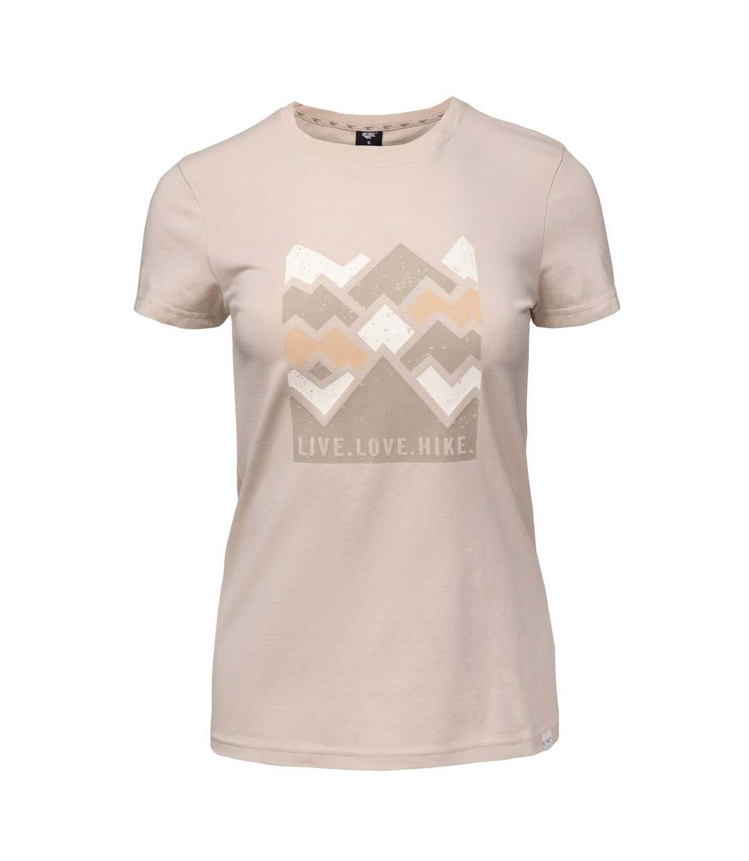 T-shirt Manches Courtes Lady Aldys Femme Beige Hi-Tec-1