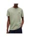 T-shirt vert homme tommy jeans reg badge dm0dm20322-1