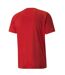 T-shirt Motif/style À Rayures Team Liga Homme Rouge Noir Blanc Puma-2