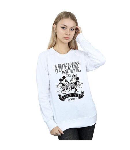 Disney Pantalon de survêtement Mickey And Minnie Mouse Great Pair Womens/Ladies (Blanc) - UTBI26979