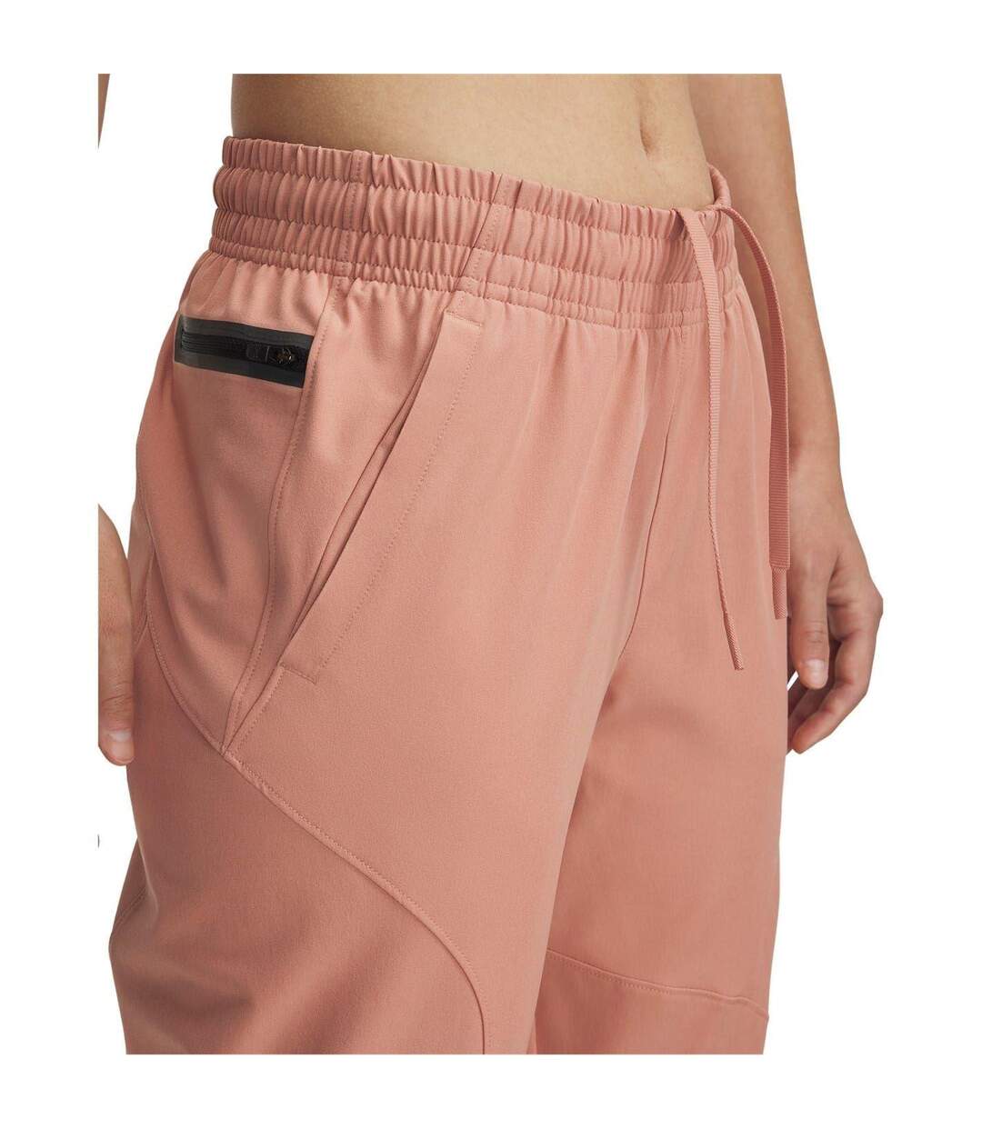 Womens/ladies Unstoppable Performance Tracksuit Bottoms Pink Under Armour-4