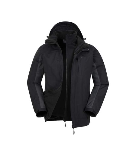 Mens Thunderstorm 3 In 1 Waterproof Jacket Grey Mountain Warehouse