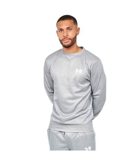 Haut de survêtement langtons homme charbon Crosshatch