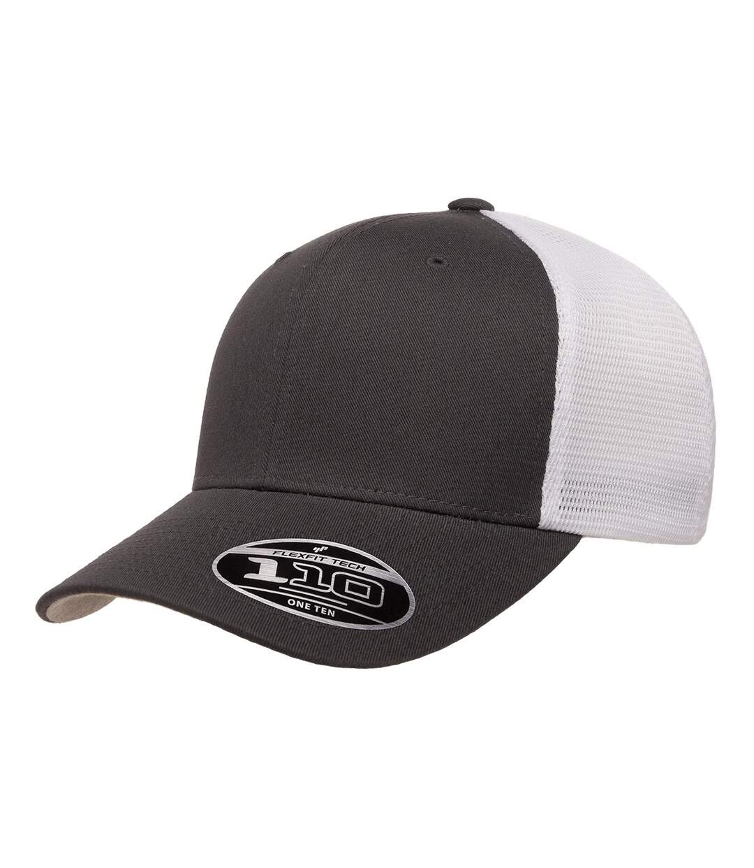 Casquette Trucker Charbon Blanc Flexfit-1