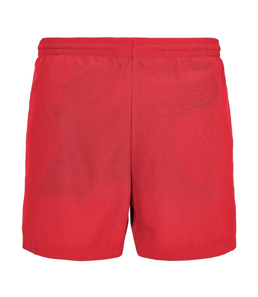 Mens basic swim shorts city red New Morning Studios-1