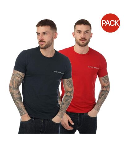 T-shirts homme bleu marine / rouge Emporio Armani