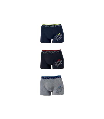 Boxer LOTTO pour Homme Qualité et Confort -Assortiment modèles photos selon arrivages- - Pack de 3