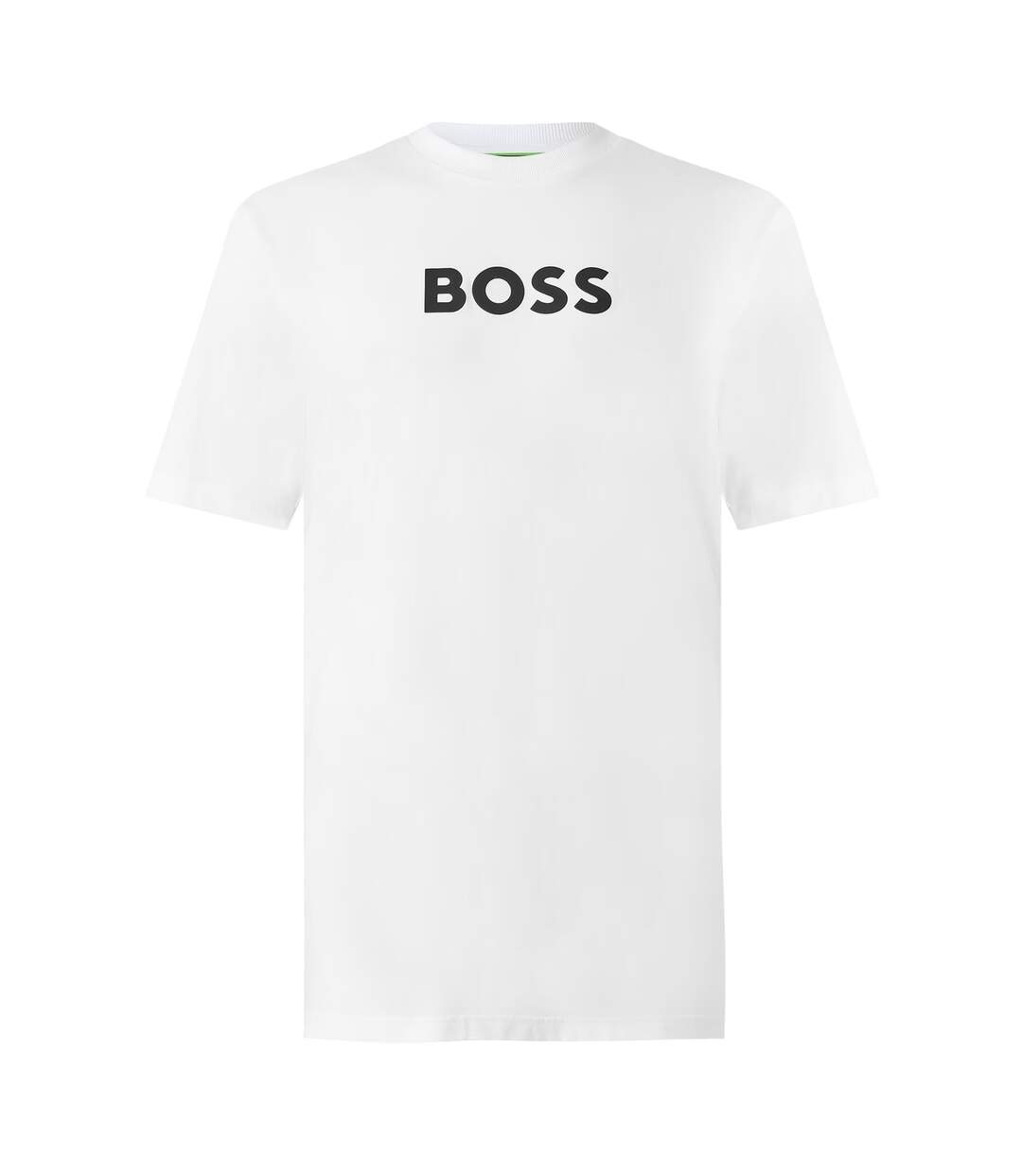 Mens Logo Short-sleeved T-shirt White Boss-1