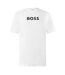 Mens Logo Short-sleeved T-shirt White Boss-1