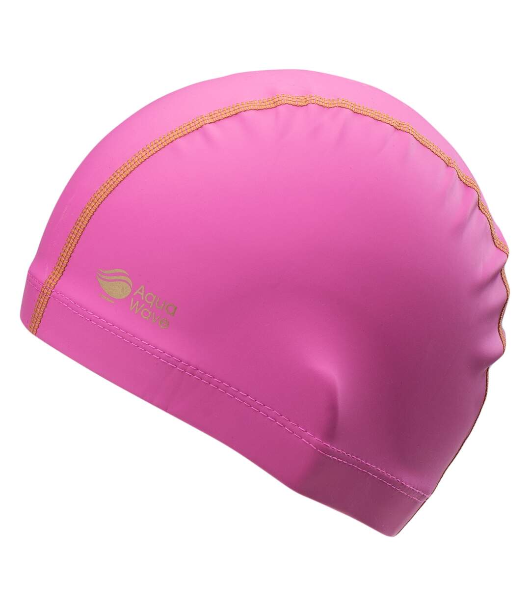 Bonnet de bain adulte rose violet / doré Aquawave-3