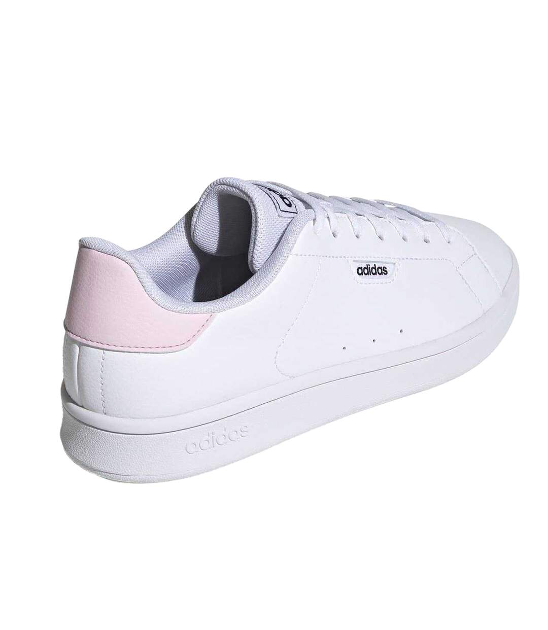 Womens/ladies Urban Court Shoes White Pink Adidas-2