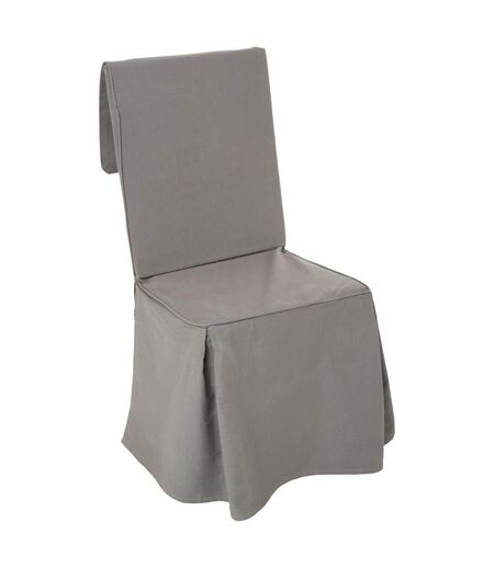 Housse de chaise - H. 85 cm - Gris