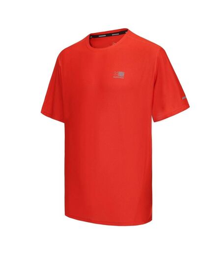 T-shirt Course À Pied Homme Rouge Cramoisi Karrimor