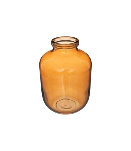 Vase Bocal en Verre Ademo 23cm Ambre