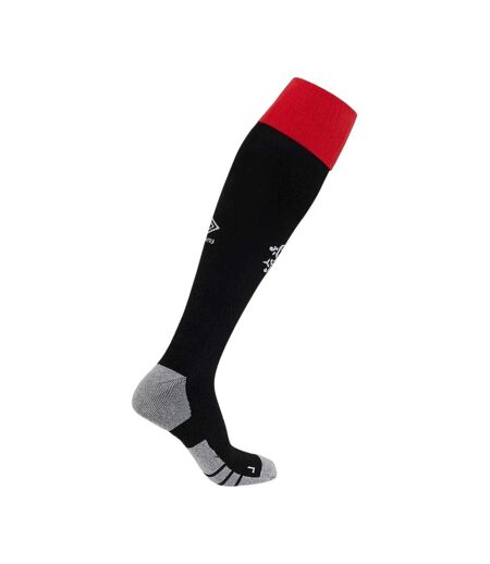 Mens 2025/2026 Rangers Fc Third Socks Black Red Umbro